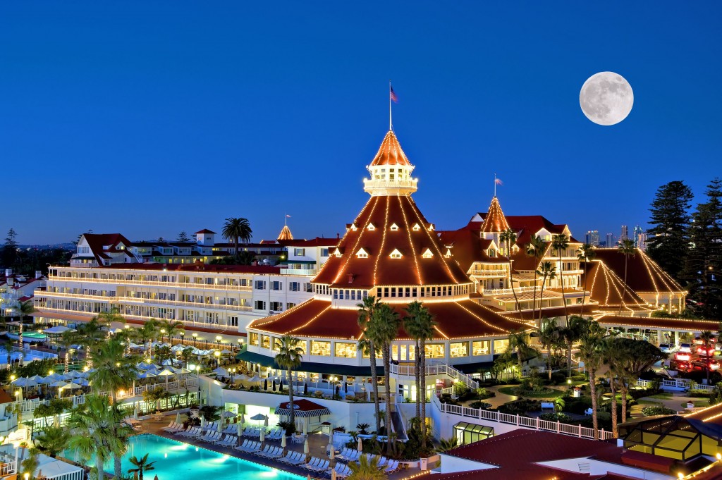 The Hotel Del Coronado in San Diego