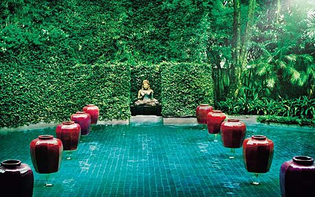 The Chiva-Som resort is set among lush, tropical gardens